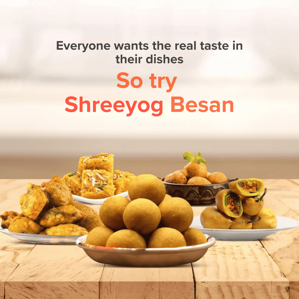 SHREEYOG Besan - Made From 100% Desi Chana Dal