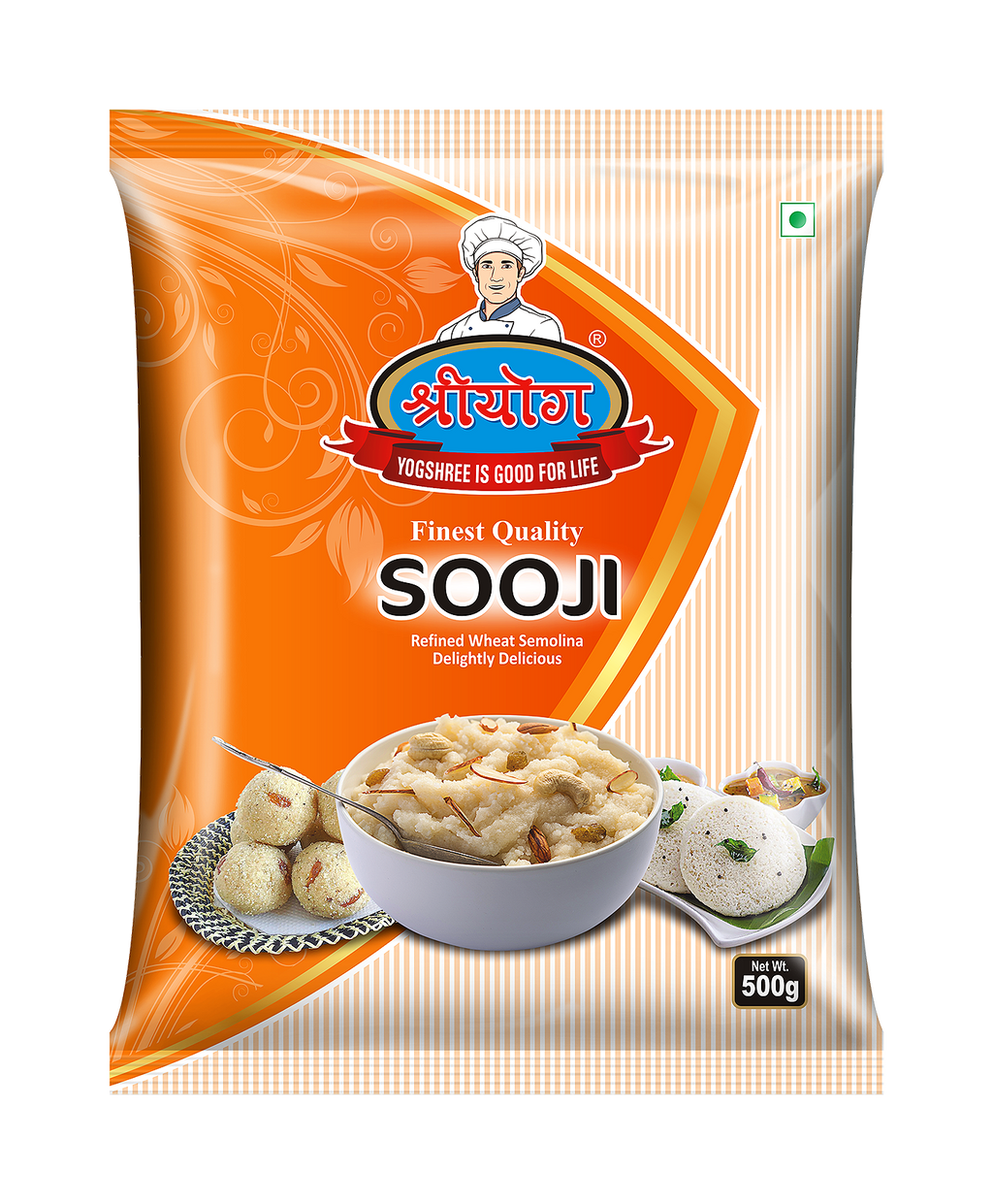 Yogshree Sooji - 100% Pure and preservatives free - 500g