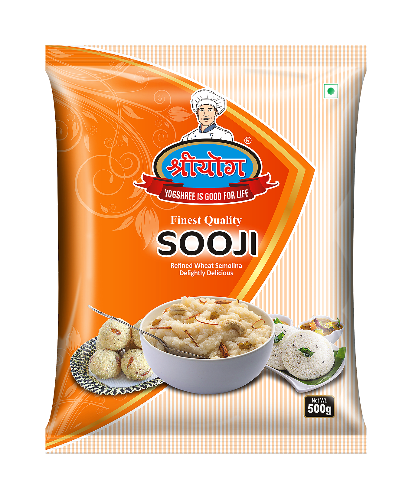 Yogshree Sooji - 100% Pure and preservatives free - 500g